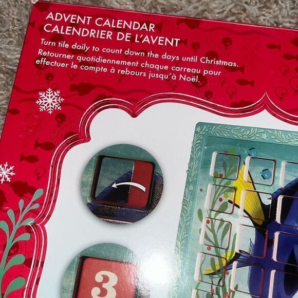 NIB Disney Kurt S. Adler Finding Dori 9.5” Tabletop Advent Calendar Christmas - Picture 3 of 9